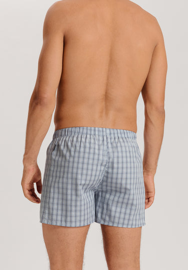 Fancy Woven Boxer | Sea Breeze Check 74013-3017